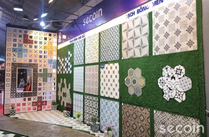 Trưng bày tại hội chợ Vietbuild